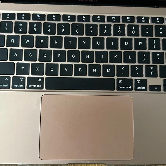 Rose gold 2020 mac book air